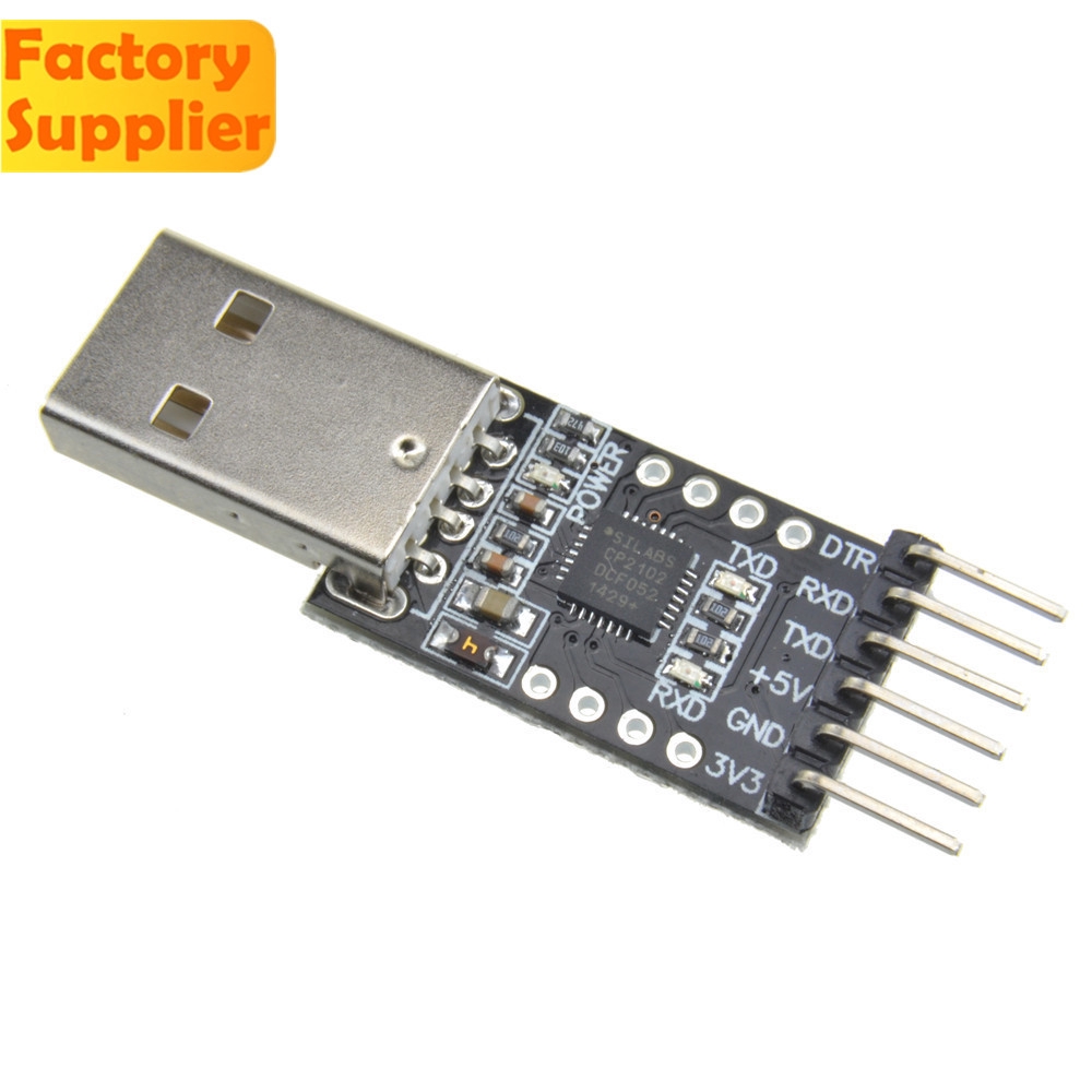 Mô Đun Chuyển Đổi Cp2102 Usb 2.0 Sang Ttl Uart 6pin Stc232 Cho for arduino 3.3v / 5v
