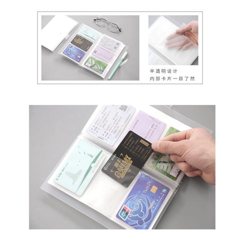 Bao Đựng Thẻ/Sách/Ảnh Trong Suốt Di Động 240 Thẻ