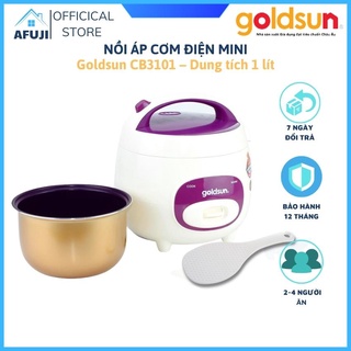 Nồi cơm điện 1 lít Goldsun CB3101, nồi cơm điện cho sinh viên – Bảo hành 12 tháng