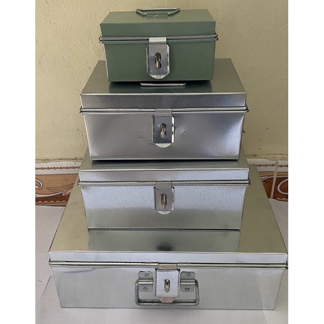 Hòm tôn size 48cm x 30cm x 19cm siêu dày dặn, chắc chắn - Tôn loại 1