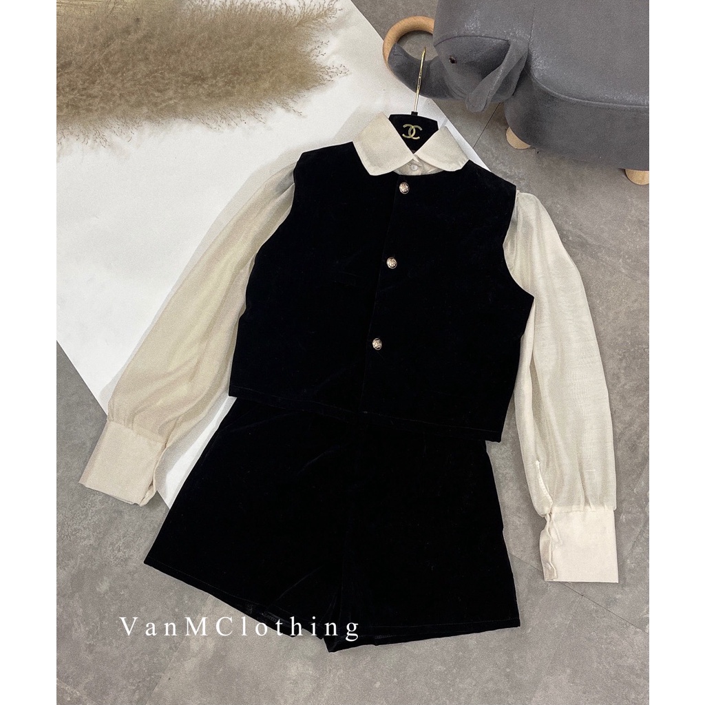 Set áo váy 3 món siêu xinh