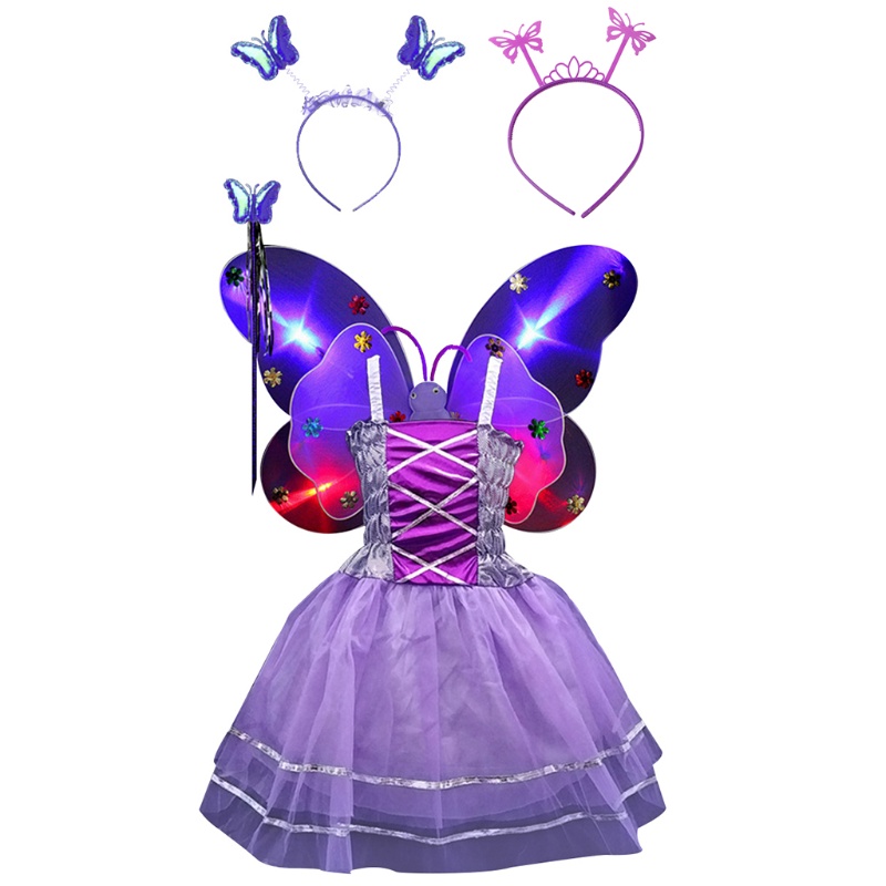 Set 4 Đầm Công Chúa Không Tay Xinh Xắn Cho Bé Gái