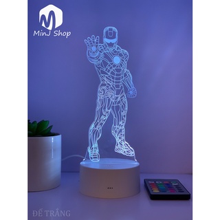 Đèn Ngủ 3D Iron Man | MinJ Shop | Đèn 3D Led | Trang Trí & Quà Tặng Độc Đáo