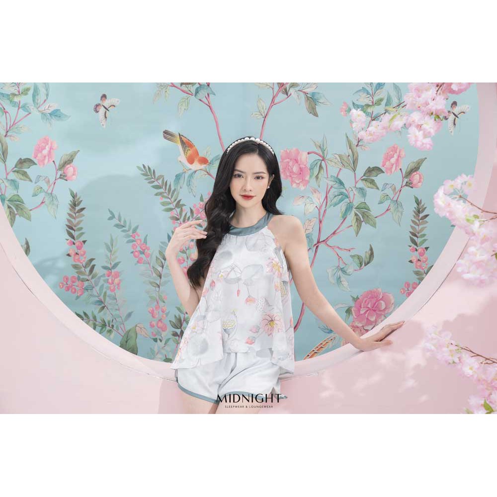 Set Yếm Hải Đường - Midnight Sleepwear