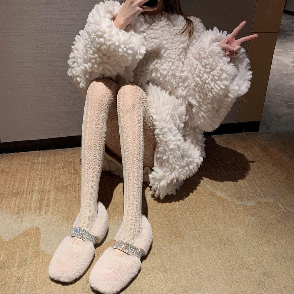 Quần Tất Lưới Nylon Co Giãn Phong Cách Harajuku Lolita Ves1