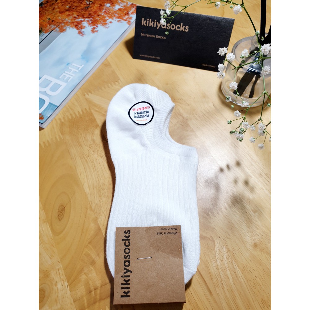 Tất vớ nữ cổ thấp màu trơn Kikiya cao cấp Hàn Quốc W-A-012 (Chính Hãng)