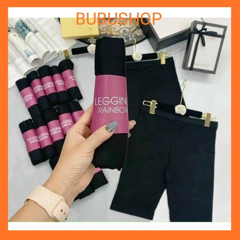 [THÊM VÀO GIỎ - CHỌN QUÀ] Quần legging đùi BUBUSHOP cuộn tím siêu Hot, Quần biker lửng nữ