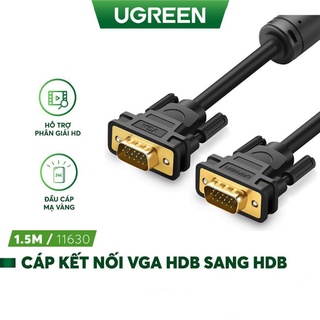 Cáp VGA 1.5M Ugreen 11630 chuyên dùng cho máy chiếu - Hàng chính hãng