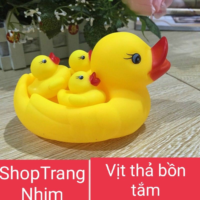 Đàn vịt chip chip thả bồn tắm cho bé