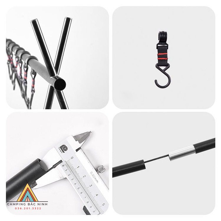 Giá treo đồ camping, đồ cắm trại ngoài trời