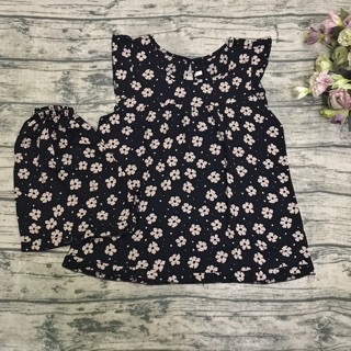 đồ bộ đùi lanh nhung 3D (4 size)40-80 kí