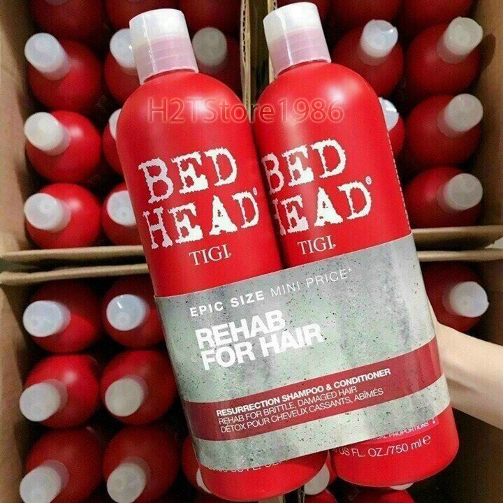 CẶP DẦU GỘI - XẢ TIGI ĐỎ (750ml 1 chai)