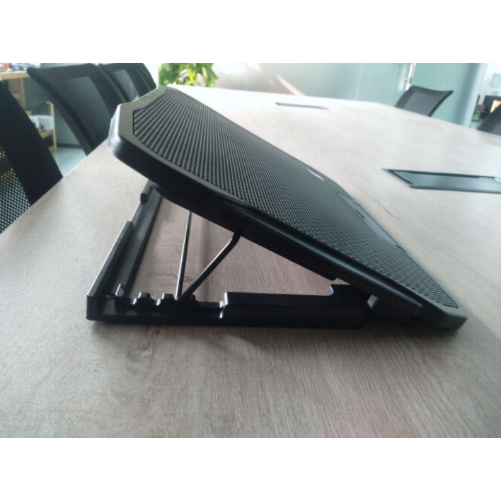 Đế tản nhiệt laptop quạt tản nhiệt macbook cho máy tính 14 inch đến 17 inch có 6 quạt làm mát VINBOX Nuoxi H9