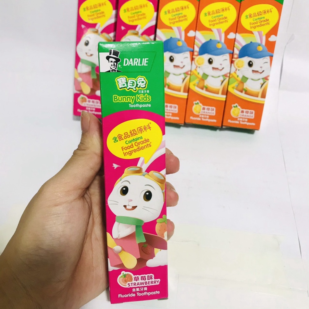 Kem đánh răng Darlie Bunny Kids dành cho bé 40g