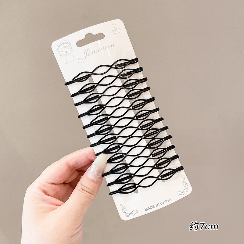 Kẹp Tóc Màu Đen Phong Cách Hàn Quốc Cho Nữ