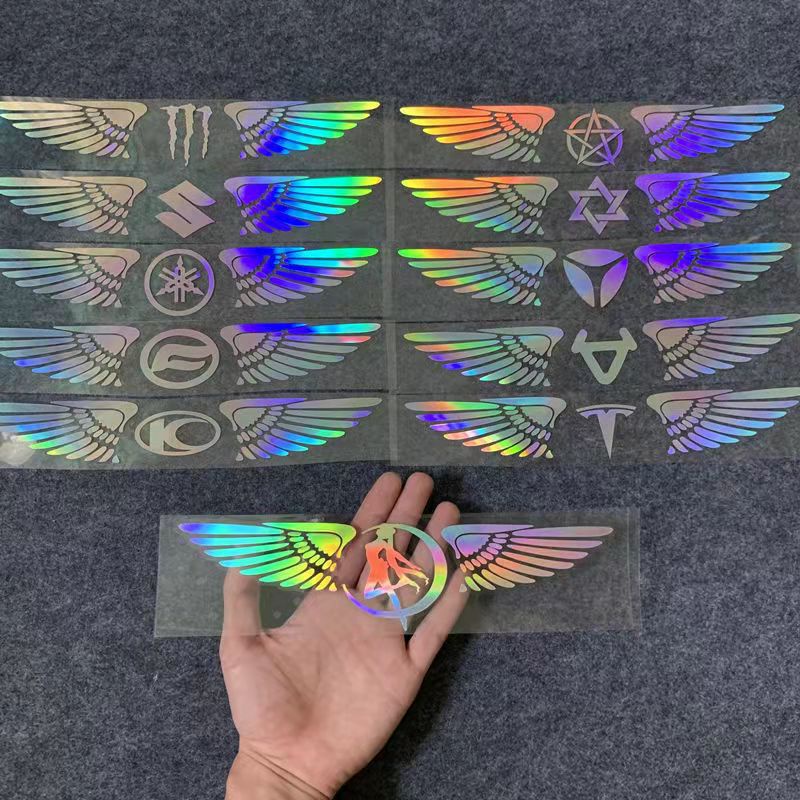 Suzuki Miếng Dán Phản Quang Chống Thấm Nước Hình Đôi Cánh Độc Đáo Dành Cho Xe Mô Tô