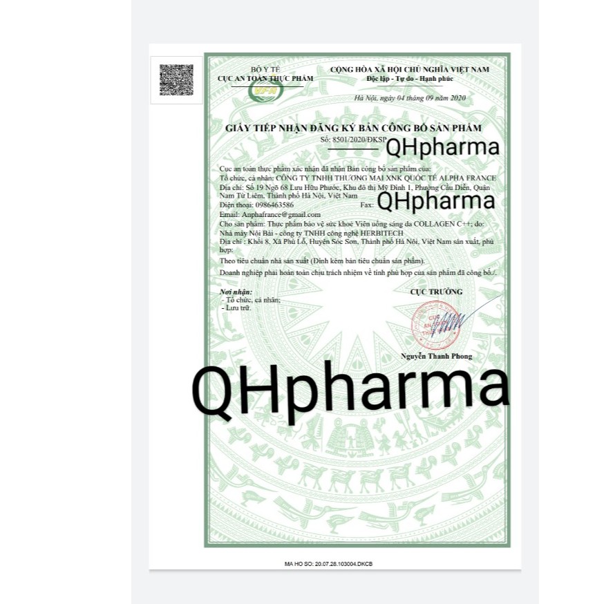 Viên uống COLLAGEN + C lọ 60 viên giúp đẹp da chống lão hóa.