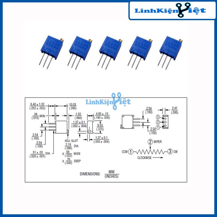 Biến Trở Vi Chỉnh 3296W