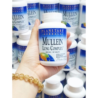 Viên uống bổ Phổi Planetary Herbals Mullein Lung Complex 850 mg chai 90 viên của Mỹ