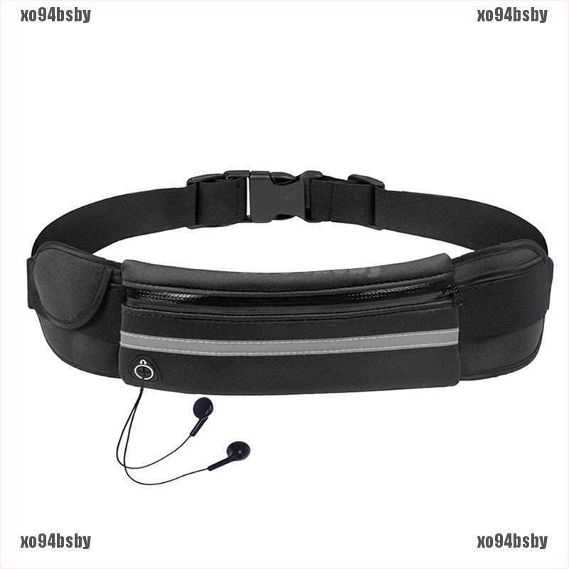 [xo94bsby]Waterproof Running Belt Bum Waist Pouch Fanny Pack Camping Sport Hikin