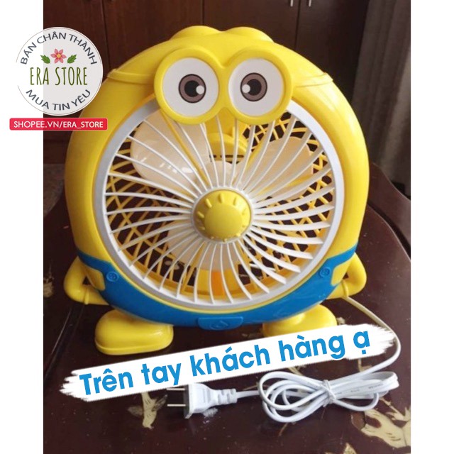 (Hàng Chuẩn) Quạt Điện Mini 3 Cánh Để Bàn Hình Minion Và Các Con Thú Ngộ Nghĩnh, Độ Hoàn Thiện Cao Gió Mát (Loại Tốt) | WebRaoVat - webraovat.net.vn