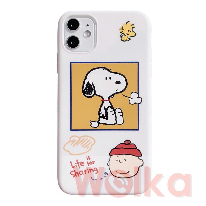 Ốp điện thoại mềm hình hoạt hình Snoopy Charlie Brown cho iPhone 11 Pro Max 6 6s 7 8 Plus XR X XS MAX SE 2020 iPhone 12 Pro Max 12mini | BigBuy360 - bigbuy360.vn