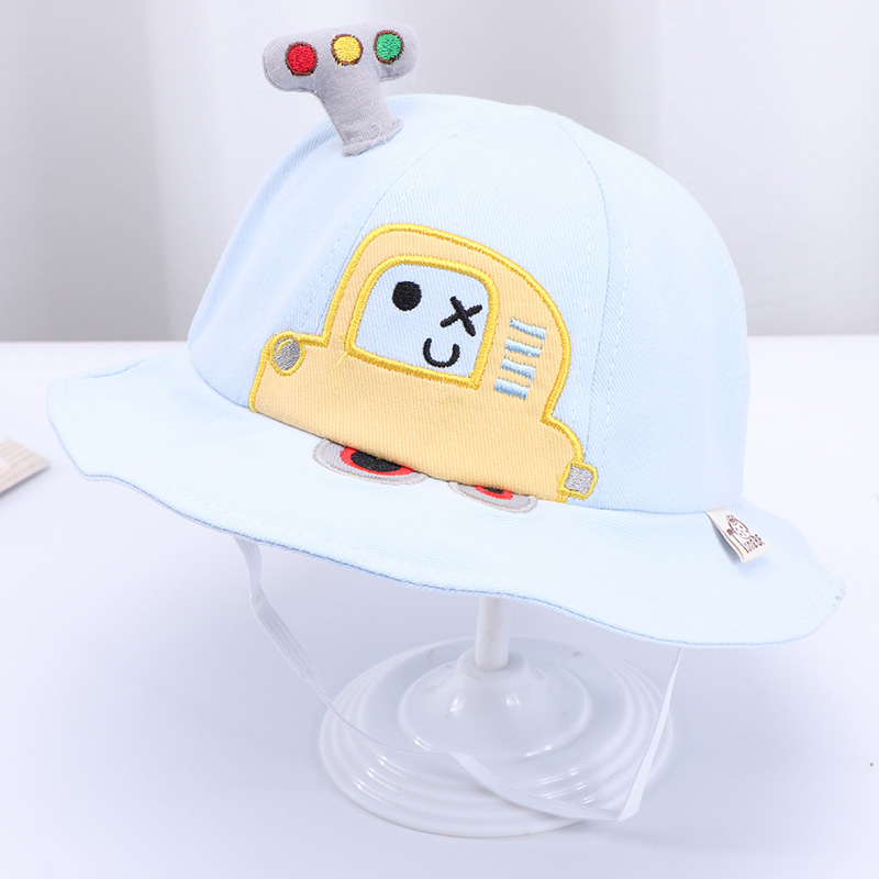 Nón chống nắng cho bé , nón trẻ em rộng vành họa tiết xe tthời trang dễ thương bé trai, bé gái