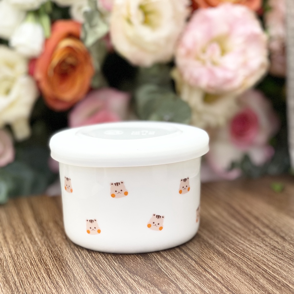 Bát ăn dặm cho bé thố sứ Hàn Quốc nhiều hình con vật đáng yêu