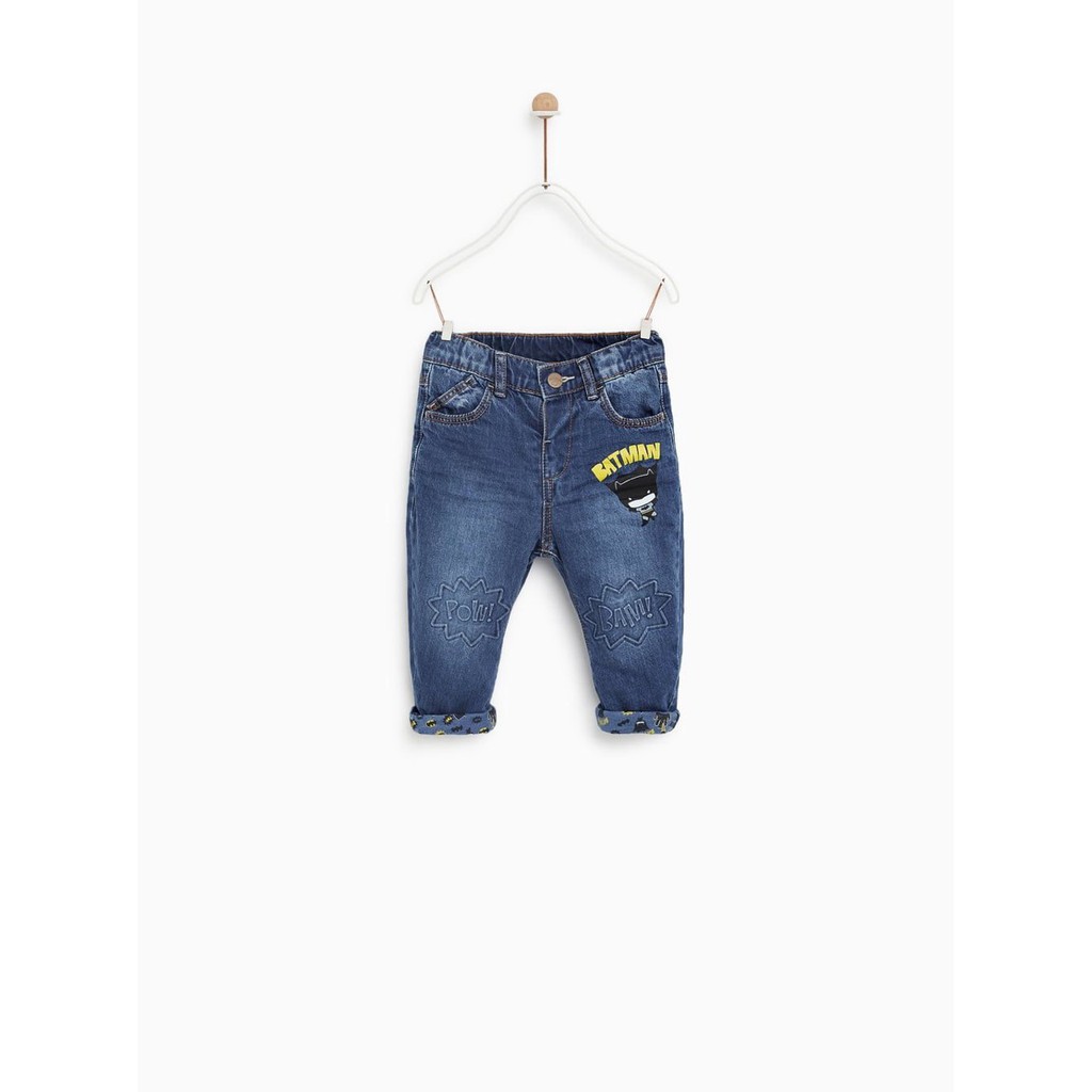 Quần bò 2 lớp Batman Zara