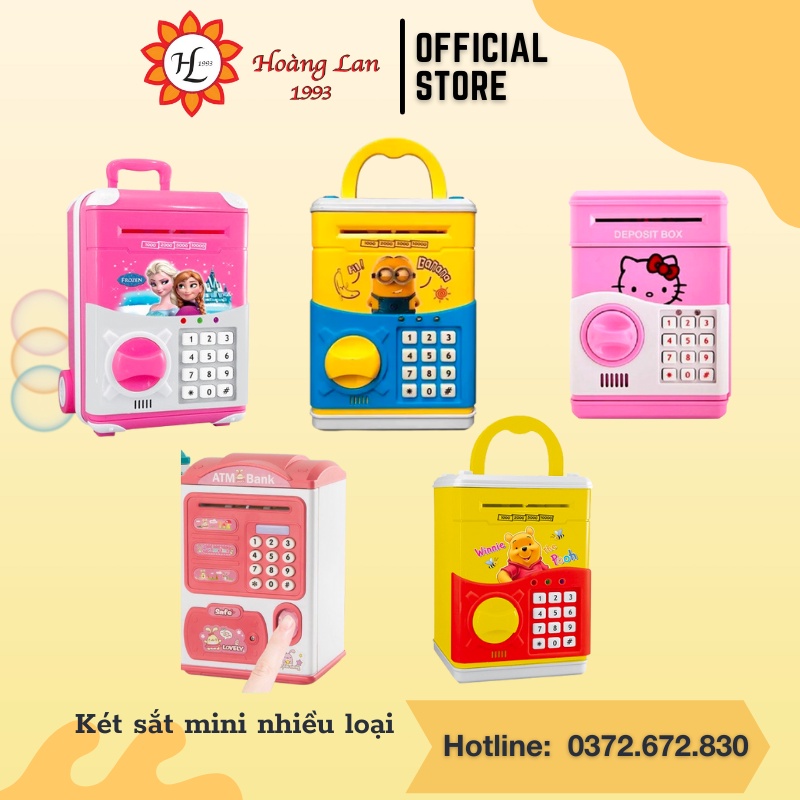 Két Mini Bỏ Tiền Tiết Kiệm, Ống Tiết Kiệm Cho Bé