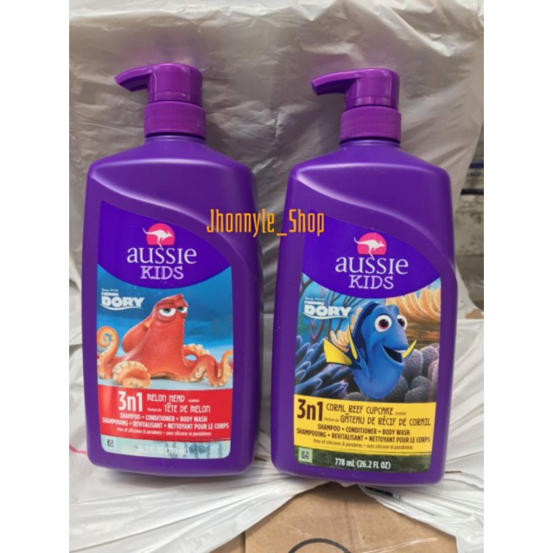 Sữa tắm - gội - xả 3 in 1 cho bé Aussie Kids 778ml của Mỹ