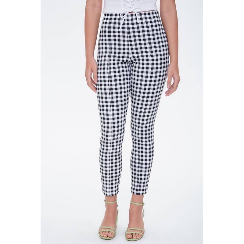 QUẦN CARO KAKI THUN F21