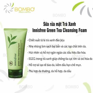 Sữa rửa mặt trà xanh innisfree