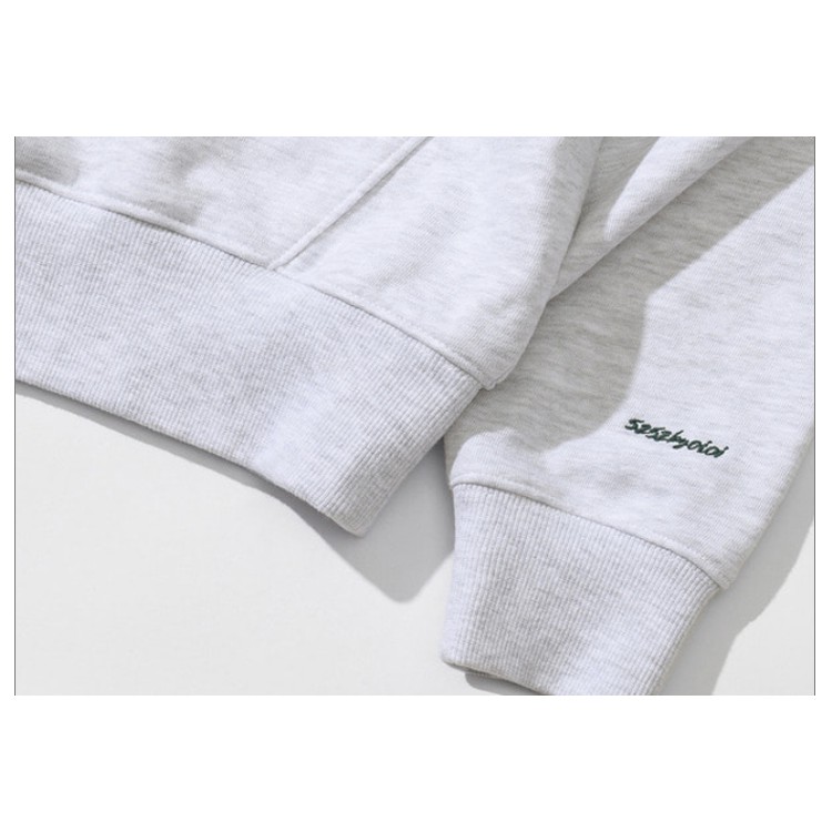 Rose blackpink Áo Hoodie Dáng Rộng In Chữ OIOI Phong Cách Hợp Thời Trang Cho Cặp Đôi