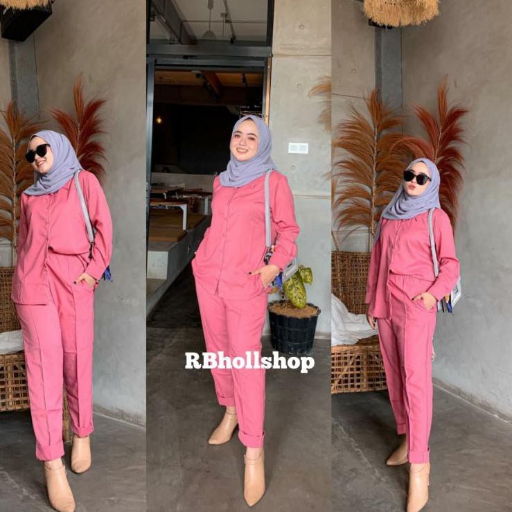 ➬ Bộ Quần Áo Nữ Thời Trang SALSABILA JUMBO /// Có Thể Cài Đặt Hàng Nút/ Đồ Điều Chỉnh /// Quần Áo Nữ ➤