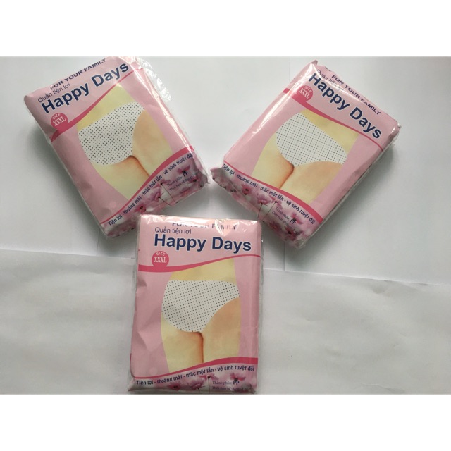 Combo 5 quần lót giấy