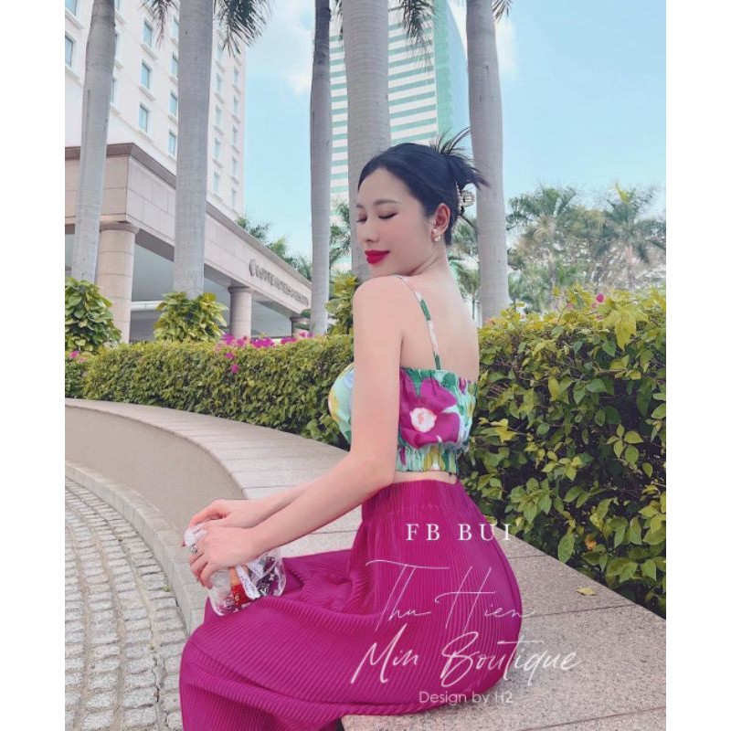 Quần dập li màu