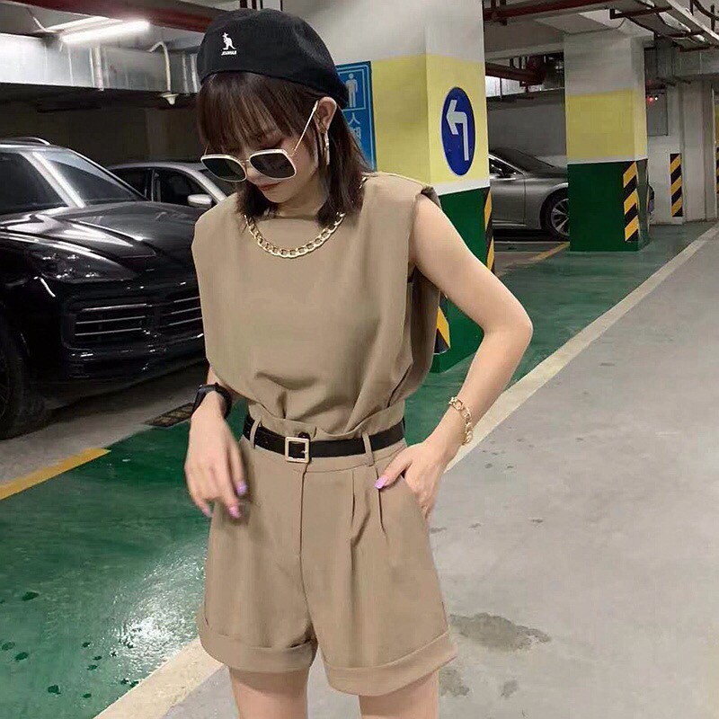 [Mã FASHIONRNK giảm 10K đơn 50K] Áo Độn Vai Dáng Rộng Phong Cách