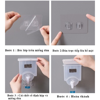 Hũ đựng gia vị gắn tường đa năng,Hộp  gia vị giá rẻ ,  hũ đựng gia vị ép nhựa,  tiện lợi gọn gàng  đựng dầu ăn