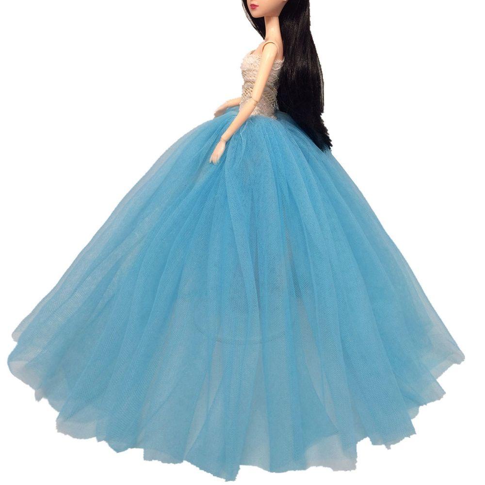 Đầm Cưới Cho Búp Bê LAYOR1 30cm DIY 2021