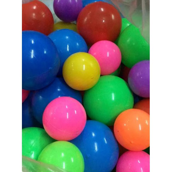 Túi Quả Bóng Nhựa Nhiều Màu (loại 3-3.5cm-100 bóng và 6-7cm-50 bóng)
