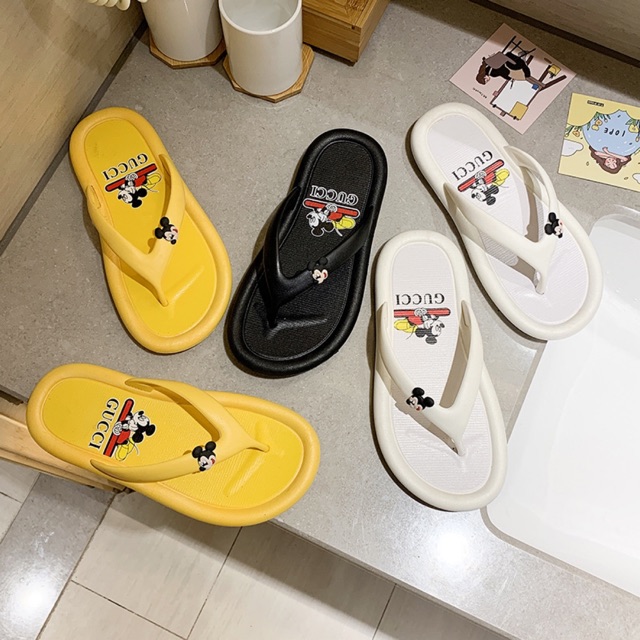 Dép kẹp mickey siêu mềm ( có video shop quay )