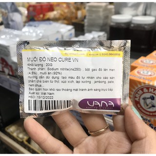 MUỐI ĐỎ 20G