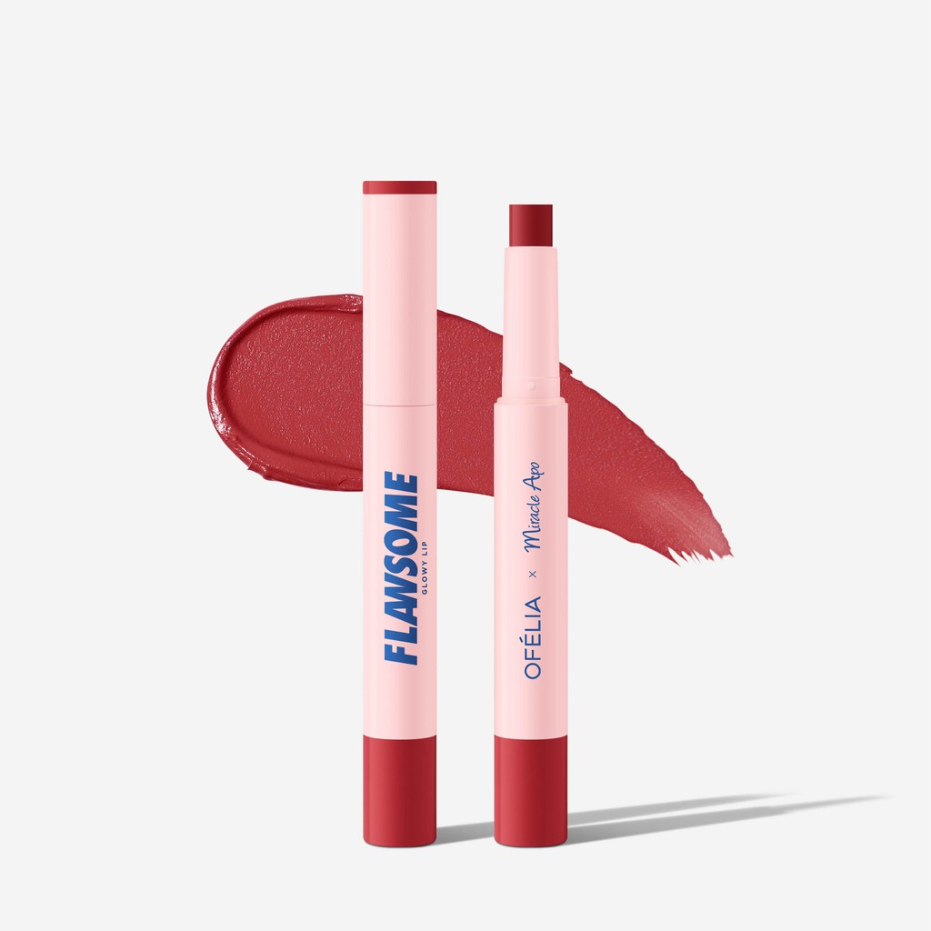 The Pink Set - Son Sáp Tint Bóng OFÉLIA 𝗙𝗟𝗔𝗪𝗦𝗢𝗠𝗘 𝗚𝗹𝗼𝘄𝘆 𝗟𝗶𝗽 (2cây x 2g)