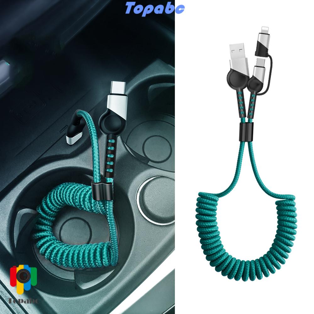 Cáp Sạc Nhanh 2 Trong 1 Type C 2a Chuyên Dụng Cho Điện Thoại