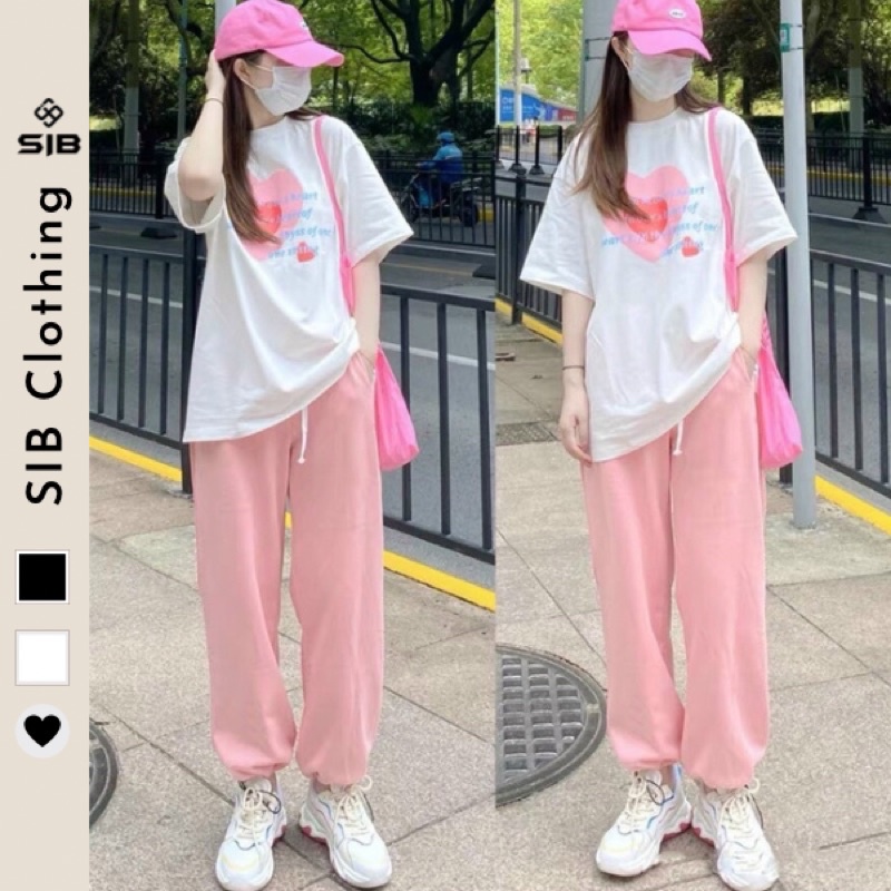 Quần thun ống rộng SIB Clothing rút ống nhiều màu unisex ulzzang SIB034