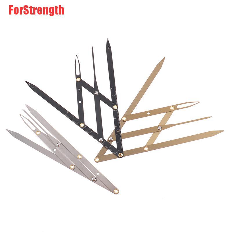 (hàng Mới Về) Thước Đo Lông Mày Bằng Thép Không Gỉ Màu Vàng Đồng Tiện Dụng | BigBuy360 - bigbuy360.vn