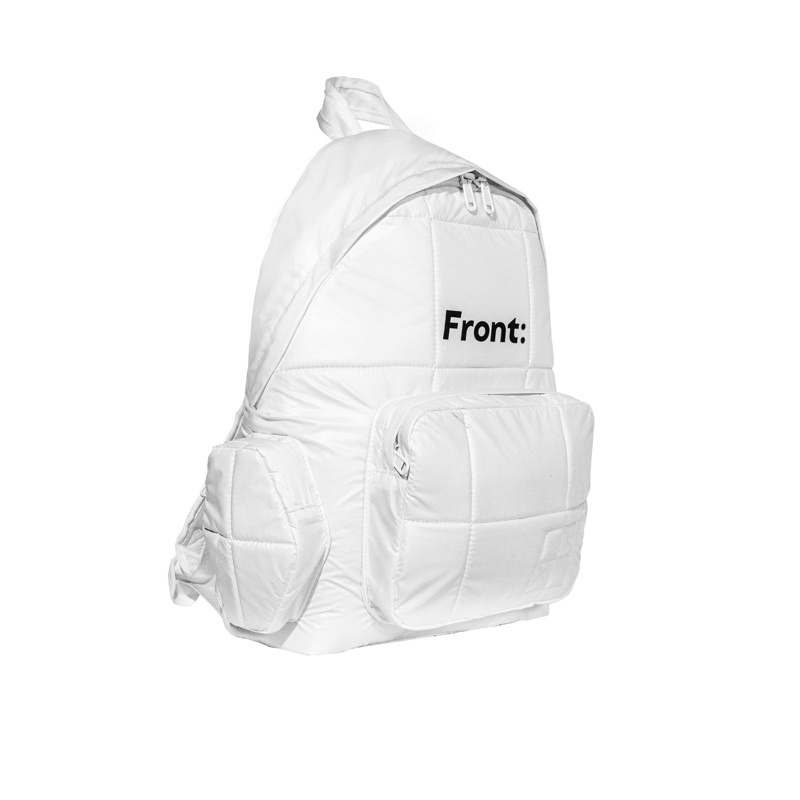 FRONT The Pawn Daypack D921 - WHITE - M - Balo FRONT chất liệu Polyester trượt nước màu trắng