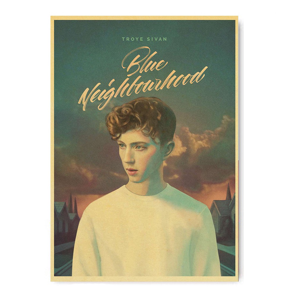 Poster Treo Tường Trang Trí Nội Thất In Chữ Tell Me Why singer Troye Sivan