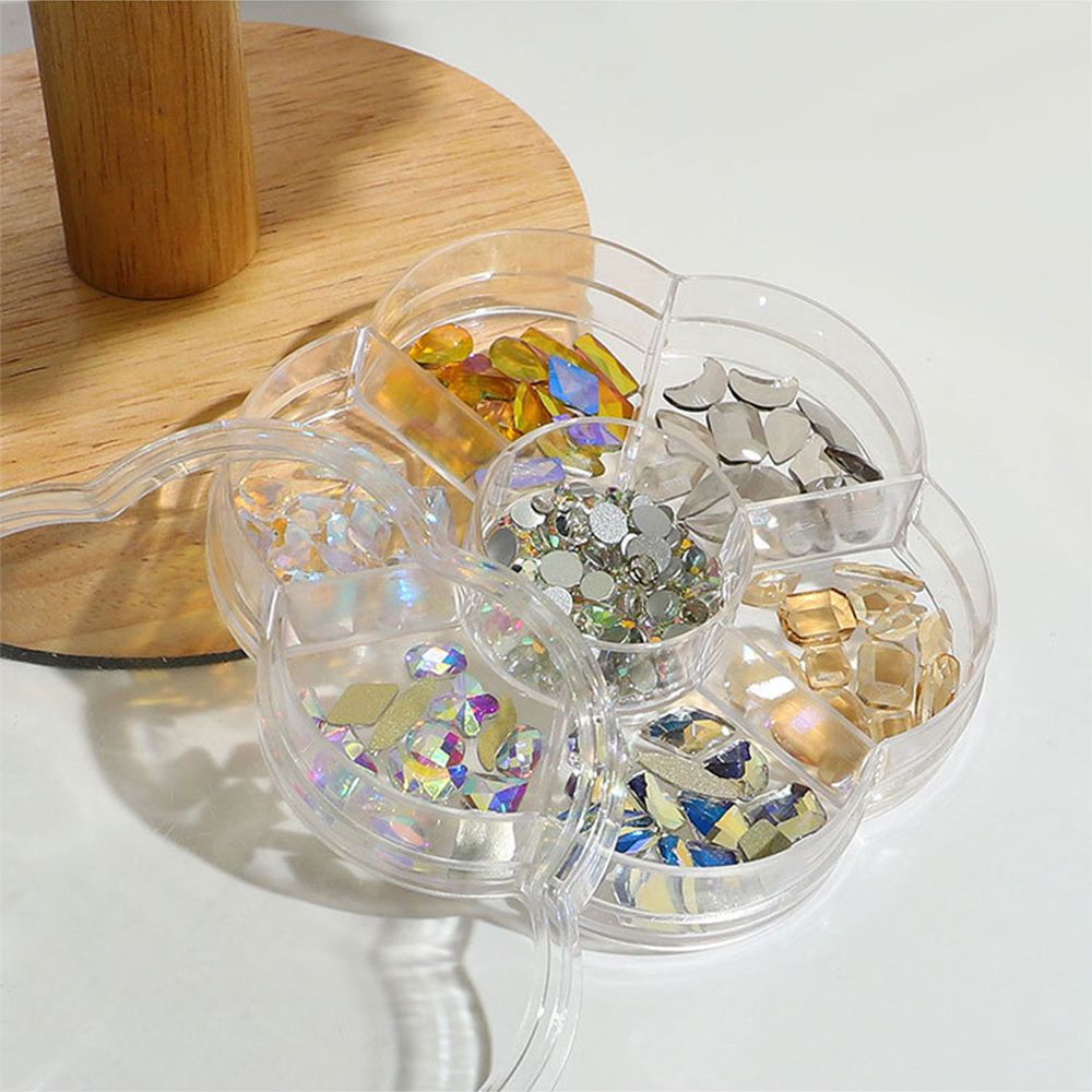 Bộ Phụ Kiện Hạt Kim Loại Hình Nơ Đính Trang Trí Móng Tay DIY|Gấu Aurora 3D|Ngọc Trai